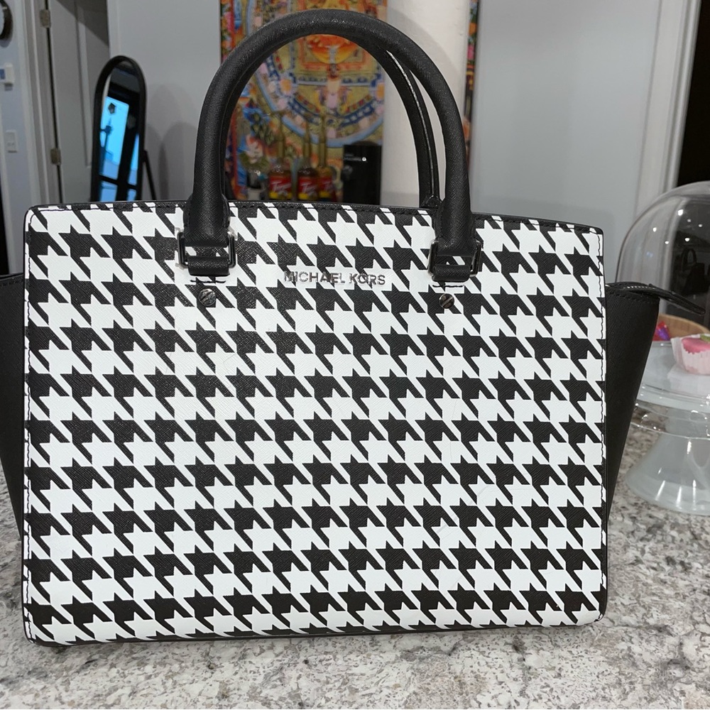 Houndstooth Michael Kors Bag